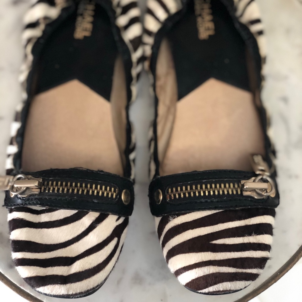 Michael Kors Calf Hair Zebra Flats 🦓